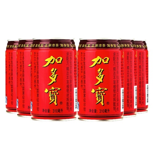 1号店 加多宝 凉茶 310ml 罐装*6罐组合 9.9元(折合1.65元/罐)