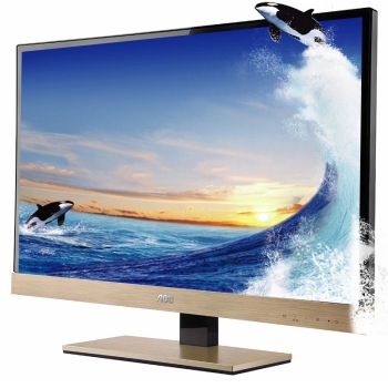 959元(用券)aoc 23英寸刀锋iii泰坦尼克号限量版3d显示器d2357p