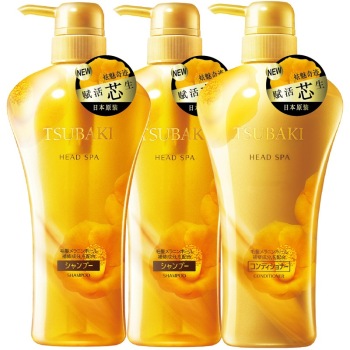 京东商城 tsubaki 丝蓓绮 炫魅赋活洗护套装(洗发露550ml*2 护发素550